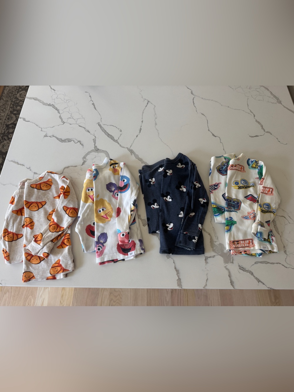 GAP Kids Pajama Set - Orange, Yellow, Navy, White Multicolor